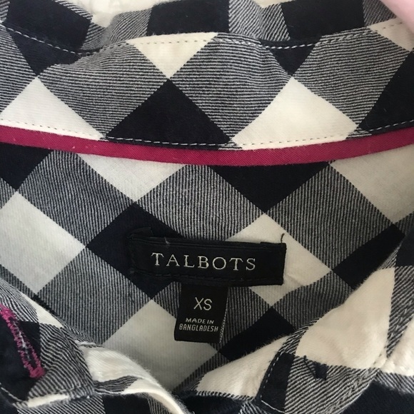 Talbots | CLASSIC COTTON GINGHAM SHIRT - Picture 4 of 7